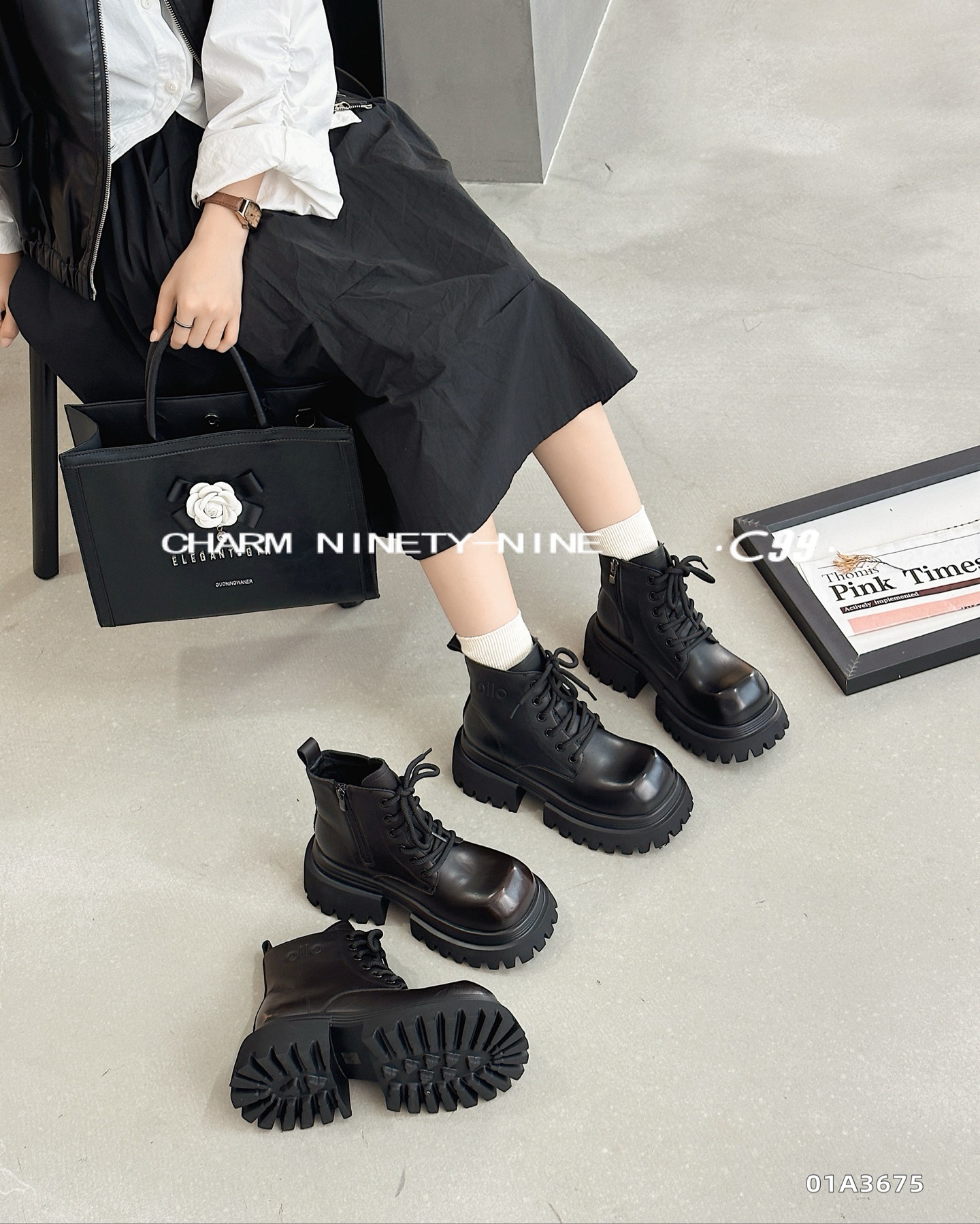 真皮厚底马丁靴女2025冬款加绒百搭舒适短靴时尚小个子瘦瘦靴