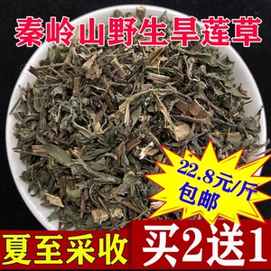 秦岭野生旱莲草500g包邮墨旱莲中药材中药旱莲草另售女贞子何首乌