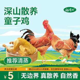 杨博士童子鸡正宗皖南散养土鸡小公鸡整只鸡生鲜鸡肉清蒸食材