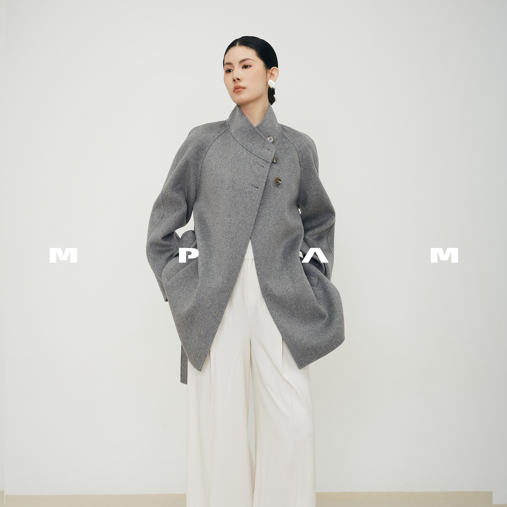 【MPAM】2026年秋冬新款山羊绒大衣女中长款休闲百搭外套978店铺