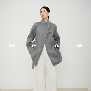 【MPAM】2026年秋冬新款山羊绒大衣女中长款休闲百搭外套978店铺