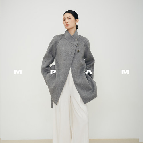 【MPAM】2026年秋冬新款山羊绒大衣女中长款休闲百搭外套978店铺