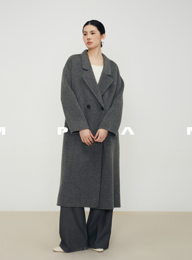 【MPAM】2026年新款高支秋冬山羊绒女高智感外套大衣长款920店铺