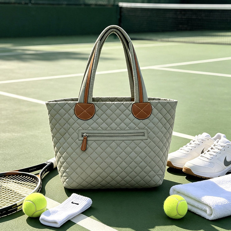 Kate Zhou凯特周 尼龙 Puffi Tote 大号 单肩手提包 托特包