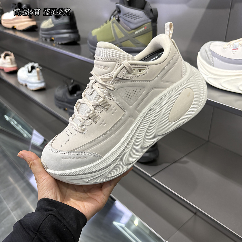 安踏冠军乘风2LTH女鞋2025冬新款缓震厚底户外运动跑鞋122545573A