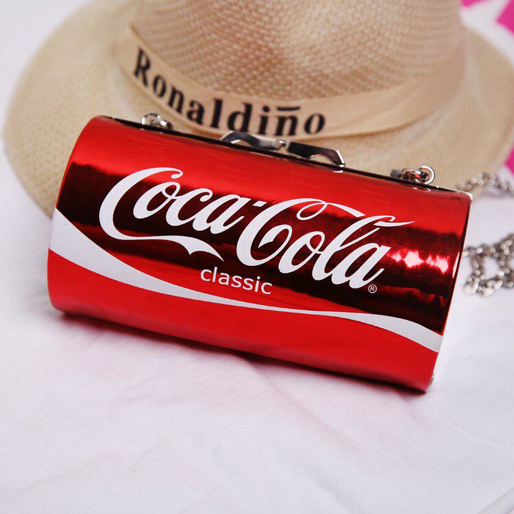 2019款个性字母可口可乐包女易拉罐包单肩链条包可乐瓶斜挎小包包|msdalam kategori Beg kulit/wanita/beg lelaki, beg Ms. - dari Buy2taobao.com untuk memberikan perkhidmatan ejen Taobao profesional membeli