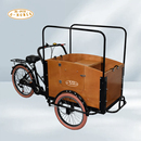 欧纳伯带桌板亲子车接送孩子代步车倒骑三轮车可加装 电动助力