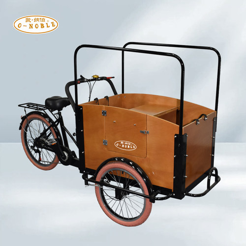 欧纳伯亲子车三轮车带桌板