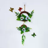 Стена -Стенная стена -Стенная стена, декоративная подвесная комната, крыльца, гостиная гостиная, гостиная симуляция зеленое растение висячие украшения подвеска платье подвески