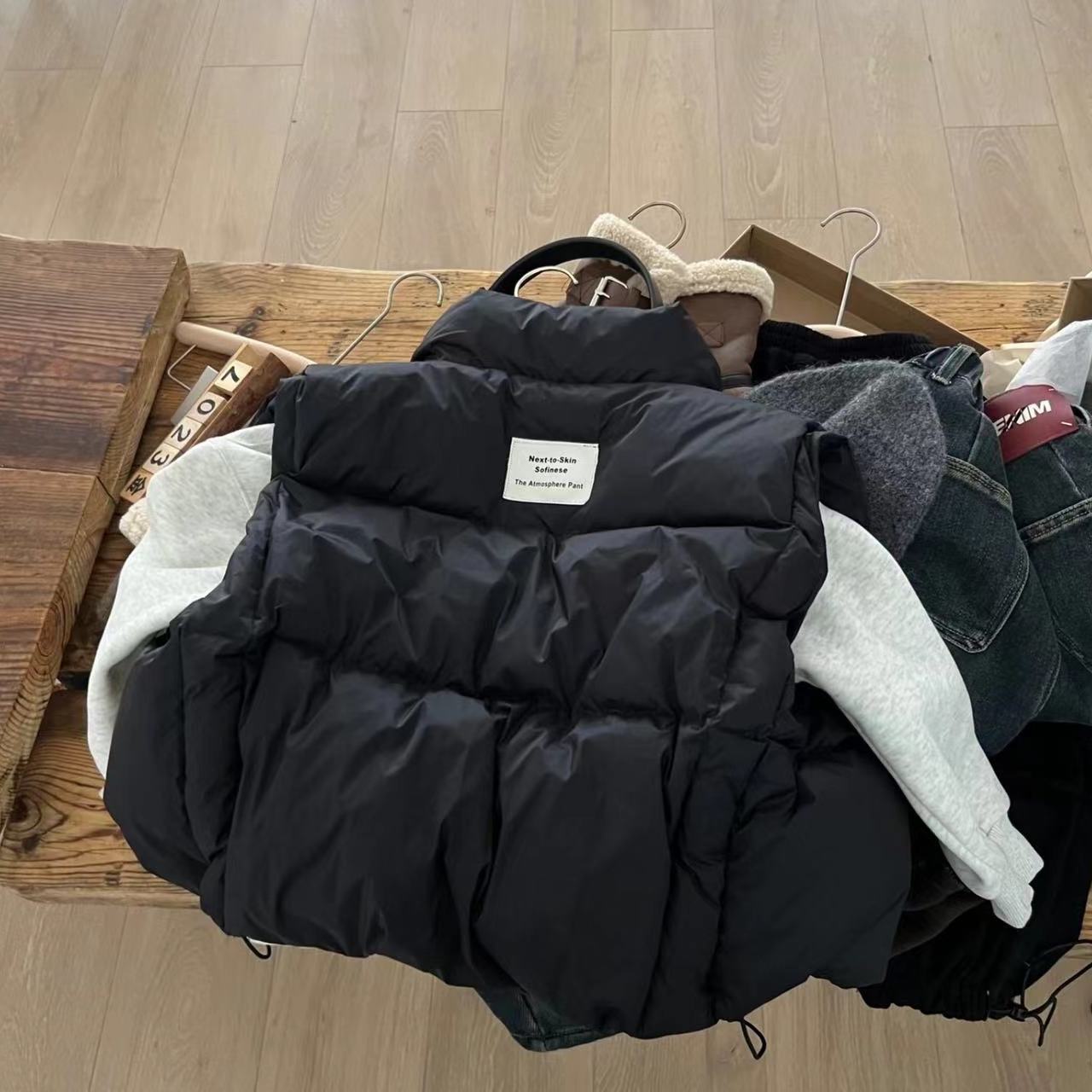 韩系童装儿童秋冬新款羽绒棉马甲男女宝宝休闲宽松保暖背心加厚