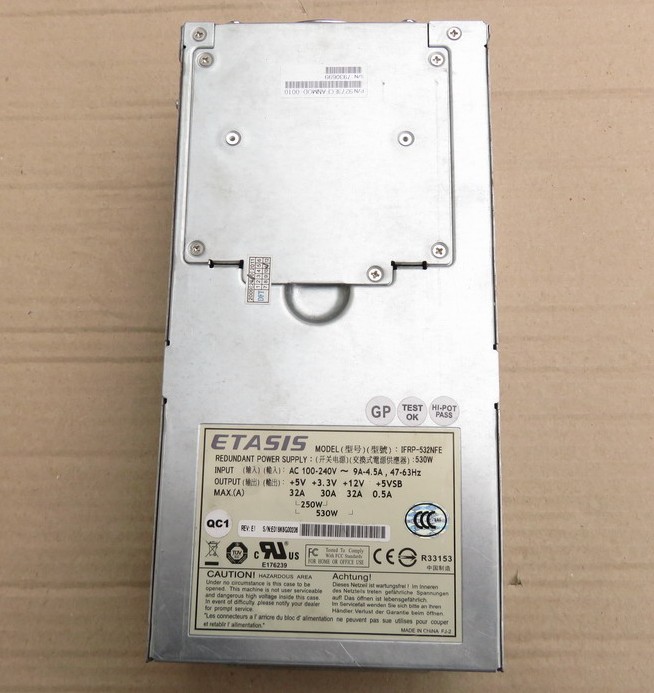 拍前询价:亿泰兴ETASIS IFRP-532NF 普安存储电源盘柜阵列电源模