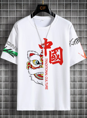 中国风国潮新款短袖T恤