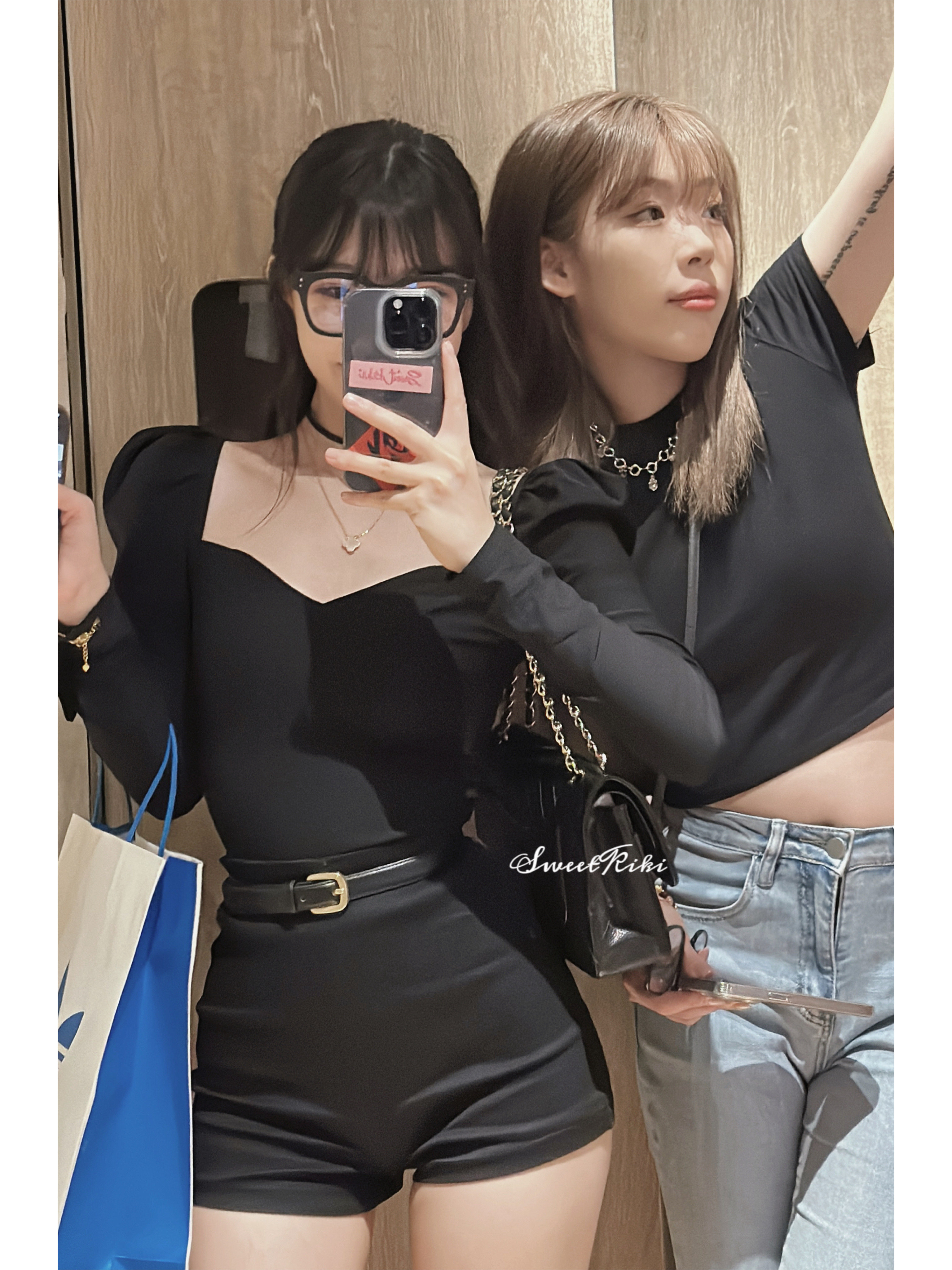 SWEETKIKI SHORTS ARE A GREAT MATCH  SUPER HOT PANTS STRETCH DENIM SHORTS HIGH-WAISTED STRAIGHT-LEG SLIM WOMAN