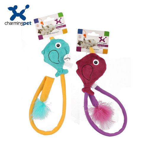 绮敏CharmingPet猫玩具磨牙耐咬逗猫棒宠物气囊互动小鸟玩具