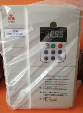 三品变频器 面板 SANPIN 3PHASE可编程控制器 2.2KW 7.5KW 18.5KW