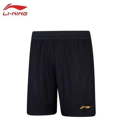 李宁新款大赛短裤AAPW029新款速干比赛训练短裤运动服谌龙同款