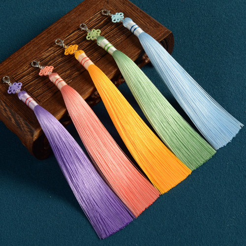 流苏穗子长款龙虾扣中国结18厘米