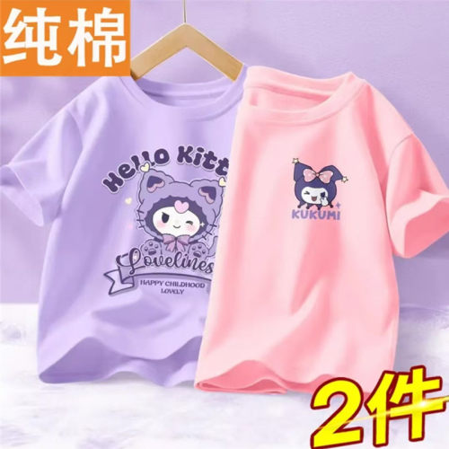 2025夏装新款时尚小学生体恤衫潮