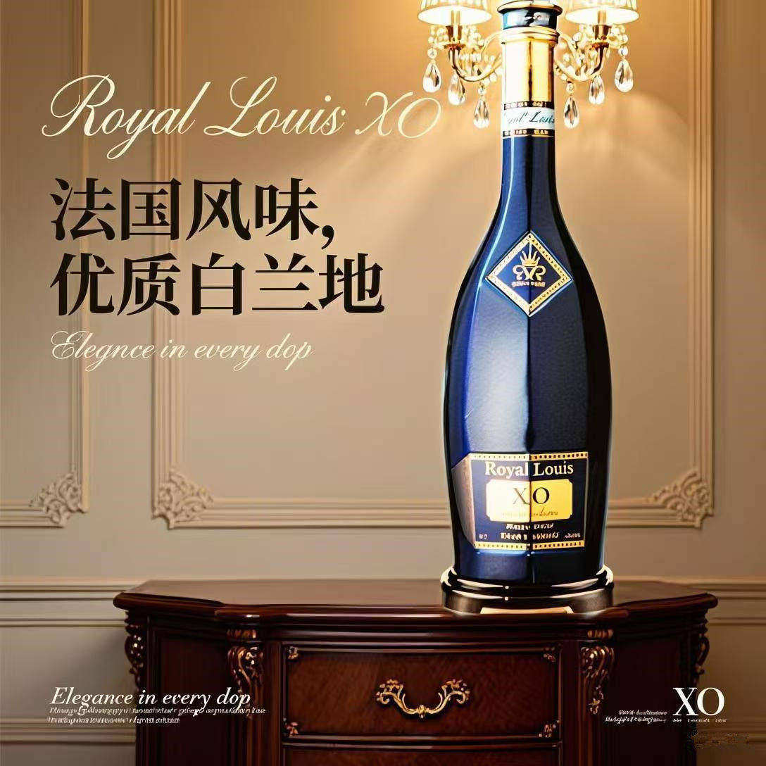 专柜促销24斤皇家路易xo法国进口原液白兰地就大瓶洋酒12L礼盒装