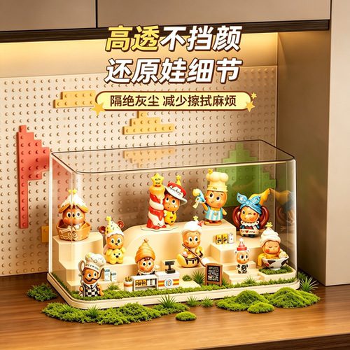 【当日发货】透明防尘手办收纳盒