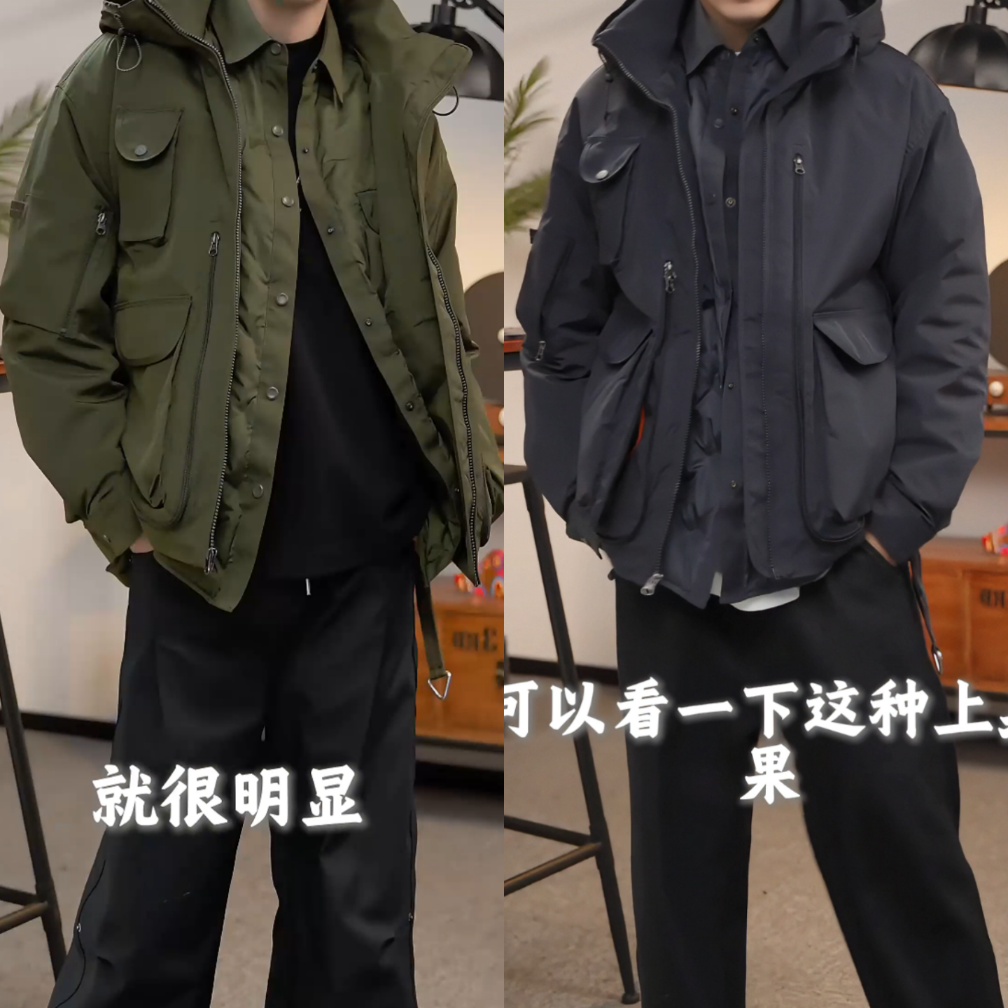 户外三防多功能工装棉服夹克冬季新款痞帅男士休闲冲锋衣棉衣外套