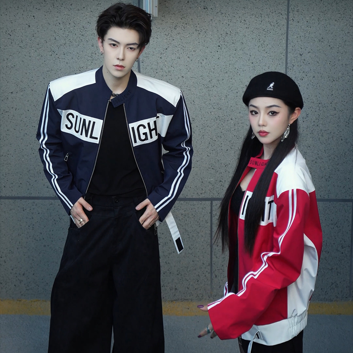 秋季美式复古立领夹克男士高级感机车服潮牌外套男女同款潮流外套