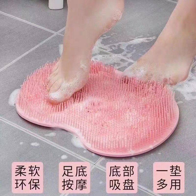 搓脚垫硅胶搓脚神器浴室足底按摩垫子洗澡洗脚刷懒人洗澡搓背神器