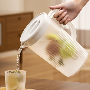 冰箱冷水壶家用凉水杯大容量耐高温储水夏饮料桶冷泡壶凉水壶 日式