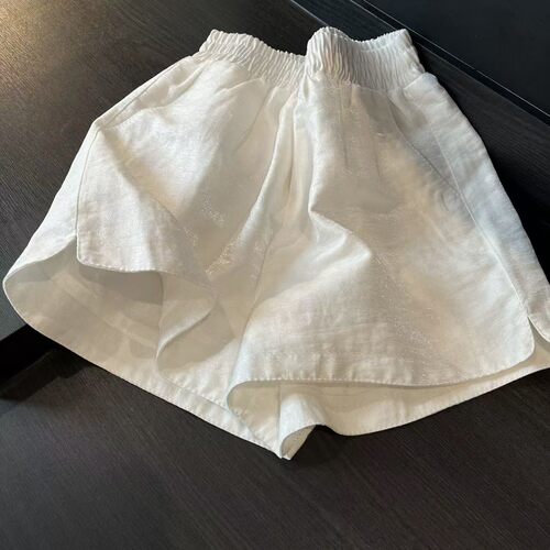 a字显瘦阔腿休闲热裤夏季百搭
