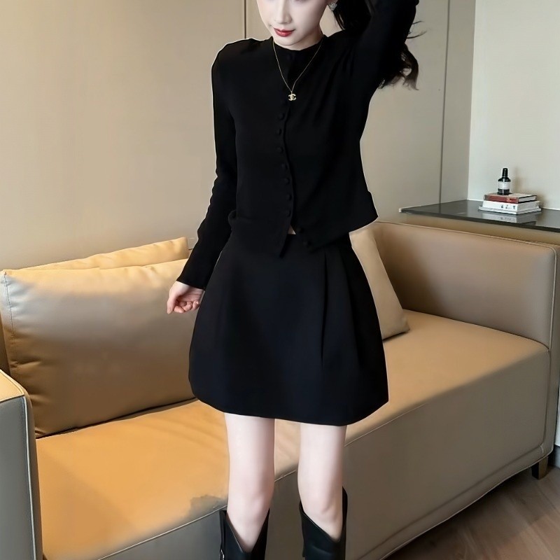 轻奢气质减龄高腰显瘦半裙