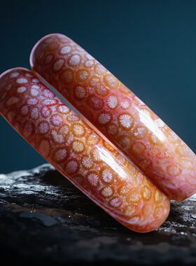 珊瑚玉手镯天然彩花女款玉石饰品