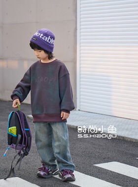 SSXIAOYU｜25秋冬薄绒牛仔直筒裤kss40284