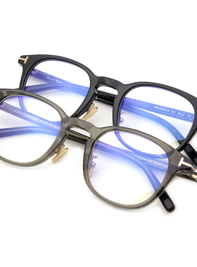 TomFord汤姆福特镜架 TF5725-D-B新款时尚复古板材圆形近视眼镜框