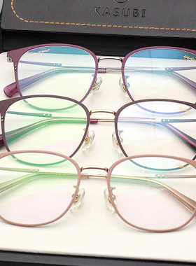 KSUBI卡苏比眼镜框配高度近视眼镜架男女超轻纯钛眼镜配镜17519