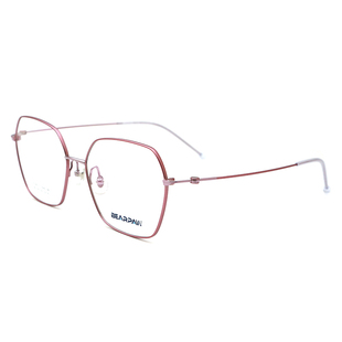 BEARPAW比派眼镜钛时尚金属多边形男女超轻全框光学眼镜架BP-7003