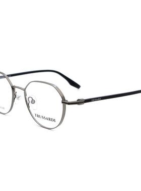 TRUSSARDI杜鲁萨迪眼镜韩复古情侣眼镜框男女显瘦可配镜TSM1045T