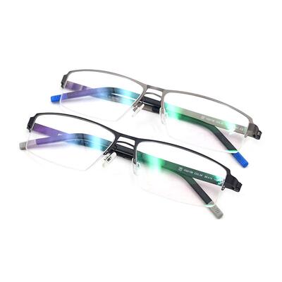 近视眼镜框男款超轻半框