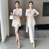 婵依悦沐 足浴技师服足疗spa美容院美容师工衣服养生会所套装