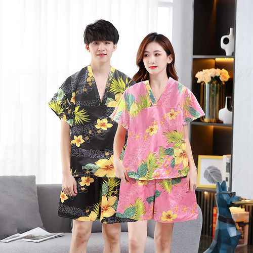 一次性汗蒸服2025新款浴服大码男女衣服足疗洗浴按摩桑拿服酒店睡