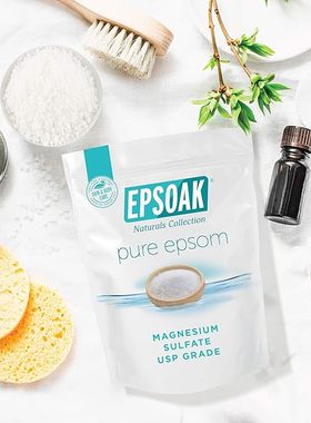 Epsoak Epsom Salt 5 lb Resealable Bulk Bag, Magnesium