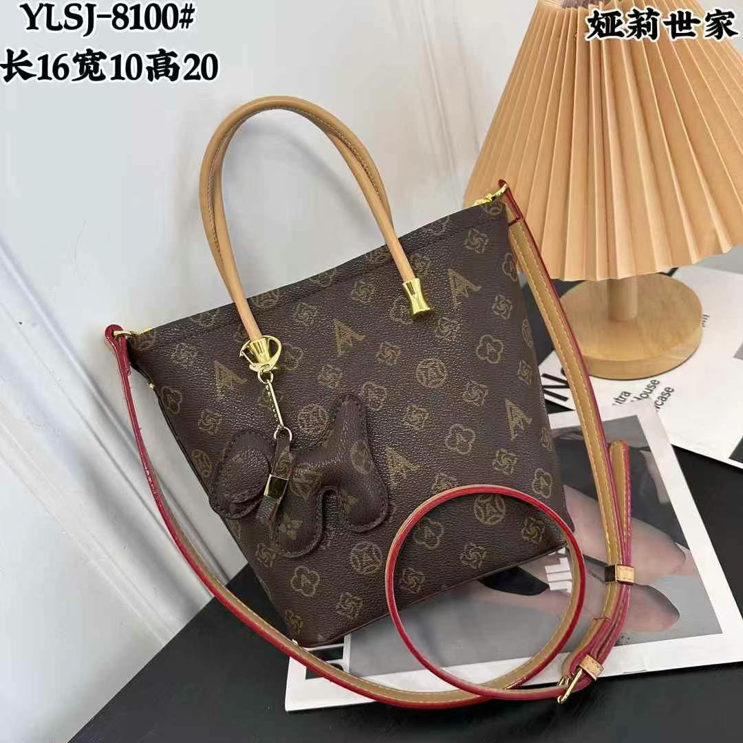 娅丽世家2025新精致洋气女包时尚百搭单肩斜挎手提包高级菜篮子包