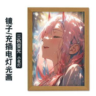 国家队02动漫风灯光画卧室摆件照片diy定制二次元小夜灯礼物周边