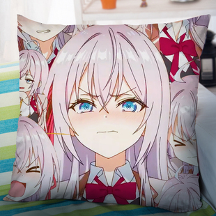 来图定制抱枕邻座艾莉同学动漫周边礼物周防有希沙发方枕车载靠垫