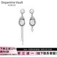 Dopamine Vault」淞川.小众百搭耳钉高级肌理感白色树脂流苏耳坠