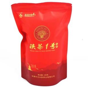 陕西安康富硒茶一级功夫红茶 陕茶一号红茶袋装100g