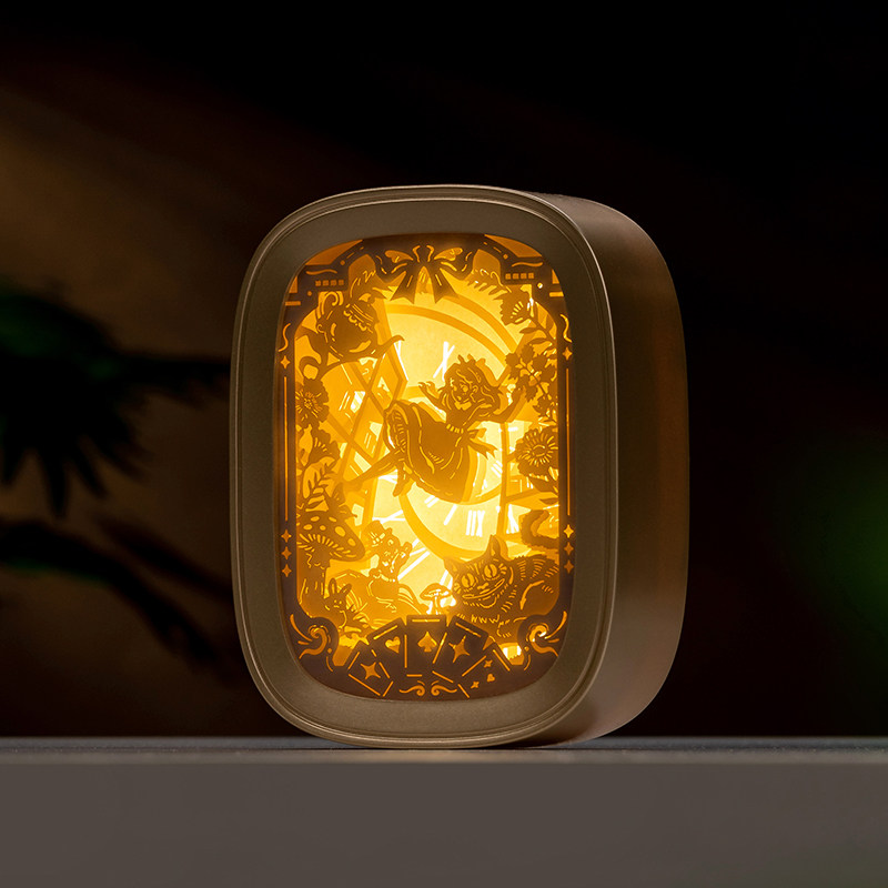 爱丽丝定制文创相框灯纸雕立体3D小夜灯文创氛围diy礼品定制摆件,节庆用品/礼品,文化创意纸雕灯,淘宝优惠券,粉丝福利购,淘宝优惠卷