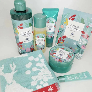 日本house of rose限定森林浴雪松森林护手霜身体乳沐浴露唇膏
