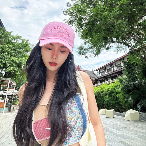 灰色帽子宽檐韩国进口显脸小ins