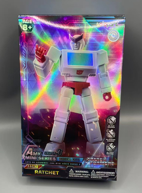 YOLOPARK AMK MINI系列变形金刚G1救护车组装模型不可变形高11cm