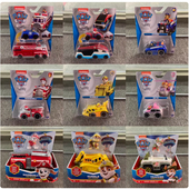 正版 汪汪队立大功合金玩具警车阿奇消防车毛毛航空母舰机动队总部